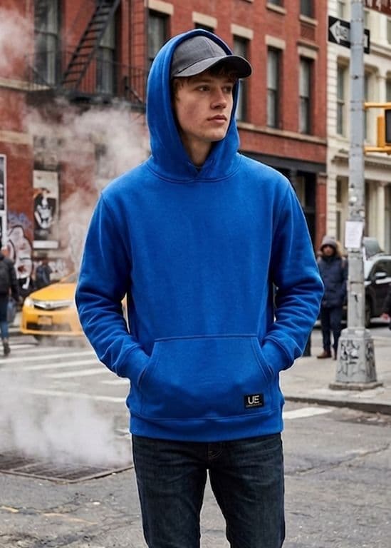 POLERON CANGURO - HODDIE MEN COLLECTION Azul S