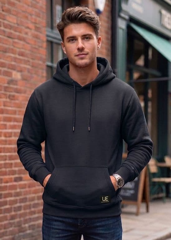 POLERON CANGURO - HODDIE MEN COLLECTION Negro L