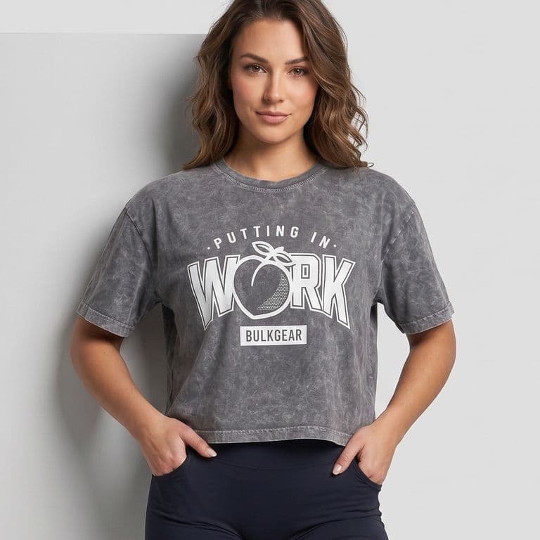 Polera Mujer Work Prelavada - Training & Comfort Gris M