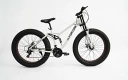 Bicicleta Fat Bike Aro 26 Blanco XL