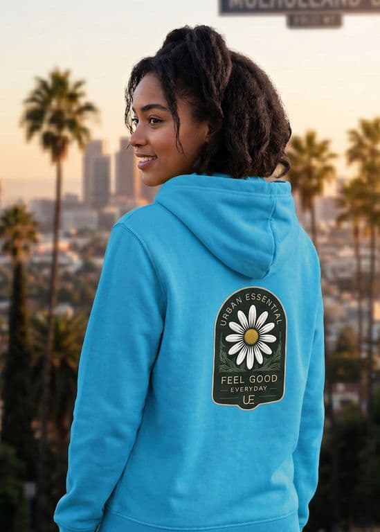 POLERON CANGURO - FEELS GOOD COLLECTION Celeste S