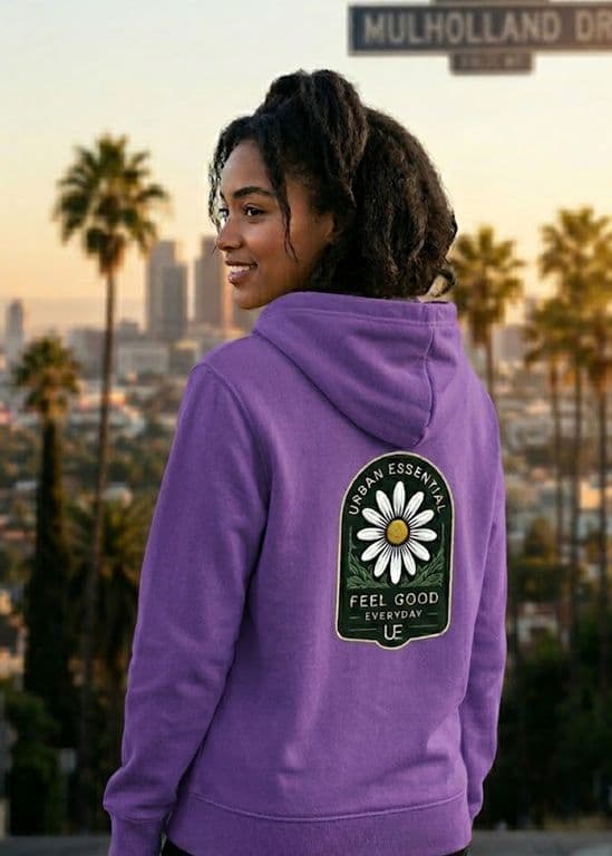 POLERON CANGURO - FEELS GOOD COLLECTION Morado S