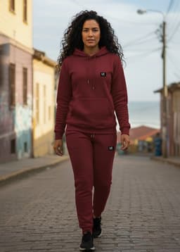 BUZO - SWEATSUIT WOMAN COLLECTION Granate S