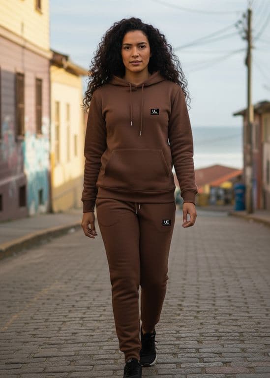 BUZO - SWEATSUIT WOMAN COLLECTION Cafe Oscuro L