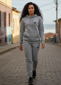 BUZO - SWEATSUIT WOMAN COLLECTION Gris Claro M