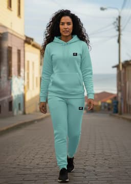 BUZO - SWEATSUIT WOMAN COLLECTION Turquesa XS