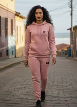 BUZO - SWEATSUIT WOMAN COLLECTION Palo Rosa L