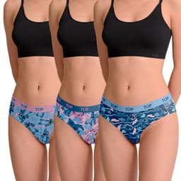 Calzon Culotte Algodon Pack 3 Stitch C2 Multicolor XL