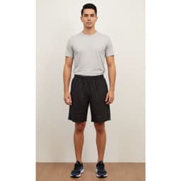 Short Deportivo Hombre Secado Rapido Verano Bolsillo Cierre HY03 Negro 2XL