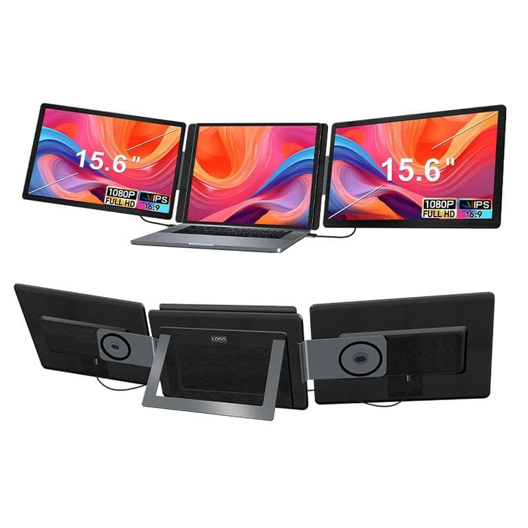 15.6 Extensor Pantalla Para Notebook Doble Linea Ajustable Negro
