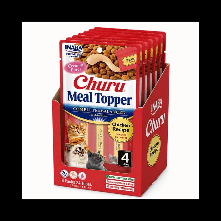 Churu Cat Meal Topper Pollo 14g x4 - Pack 6 Unidades