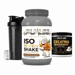 PACK PROTEINA ISO SHAKE 2.2LB MANTEQUILLA DE MANI COCO + CREATINA SIN SABOR 300GR + SHAKER- NUTRITION MANTEQUILLA DE MANI