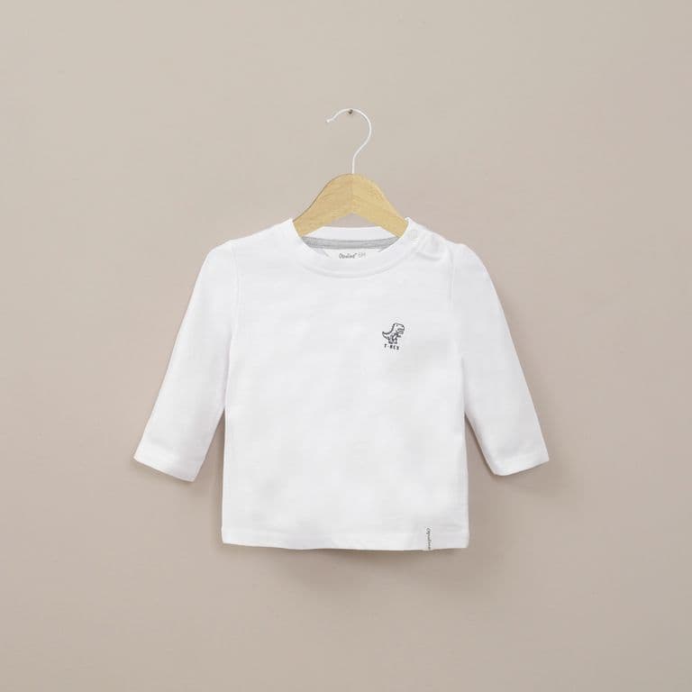 Polera Basica Blanca Infant Nino Blanco 18 MESES