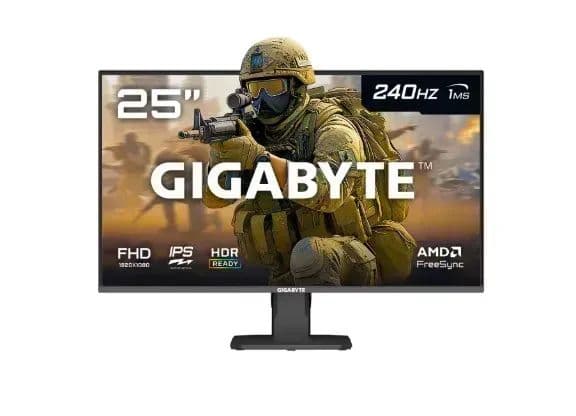 Monitor Gamer GS25F2A, 24.5 FHD, Panel SS IPS, 240hz, 1ms GTG, HDR10, HDMI, DP