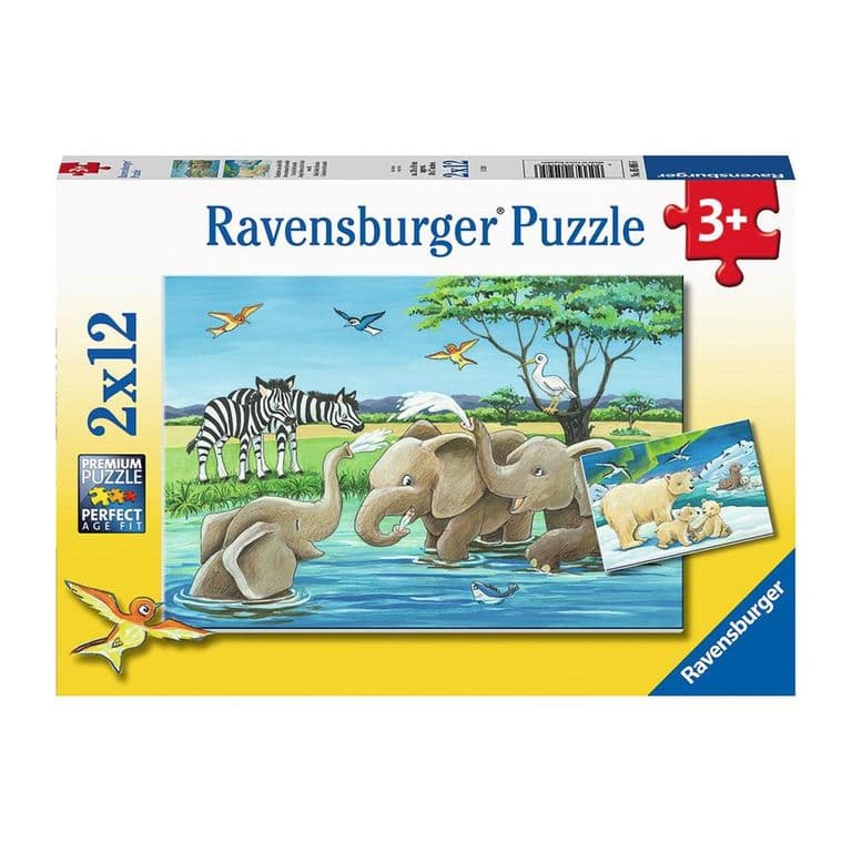 Puzzle Baby Safari - 2x12