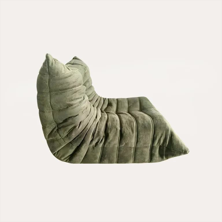 Sillon Puff Hobestluk Espuma Viscoelastica Verde oliva