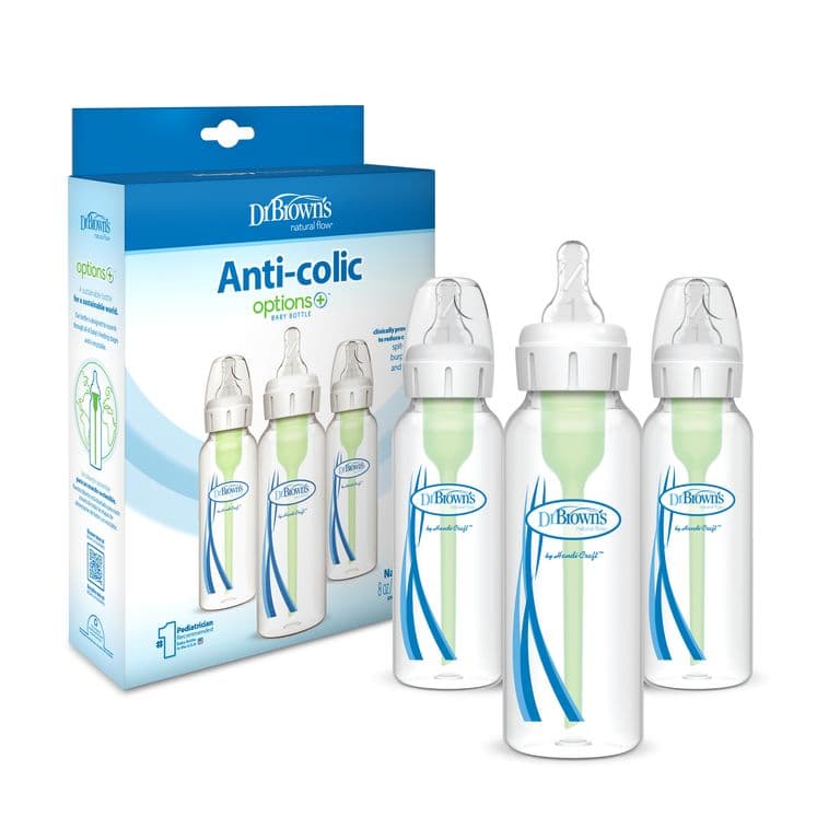 Pack 3 Mamaderas Anticolico Estandar 250ml Dr. Brown's