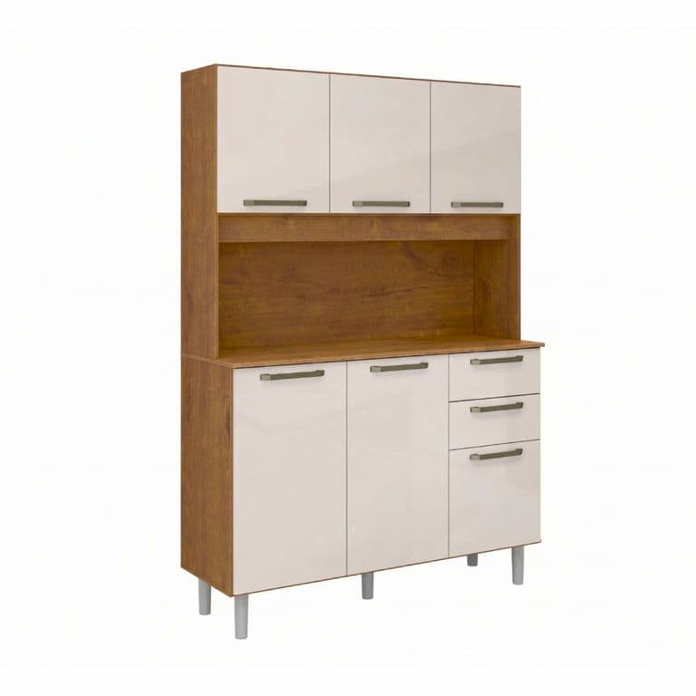 Mueble de Cocina Alacena y Despensa Canela Arena