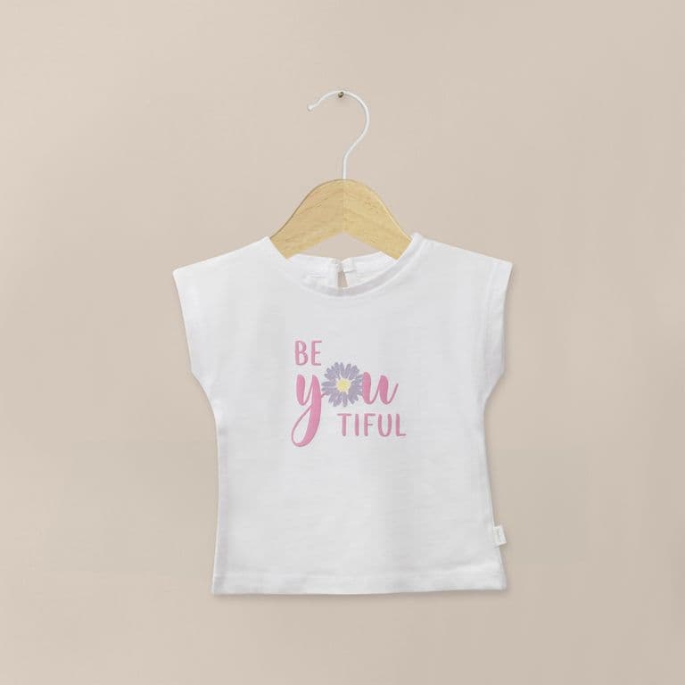 Polera Basica Blanca Infant Nina Blanco 3 ANOS