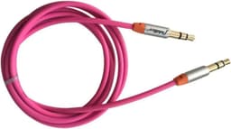 Cable Auxiliar Audio Mini Plug Jack 3.5mm Parlante Radio Mp3 - Rosa