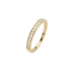 Anillo Oro Miel 18kt Sendero de Luz Rosa 19