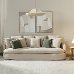 Sofa Regali Beige 260 Beige Beige