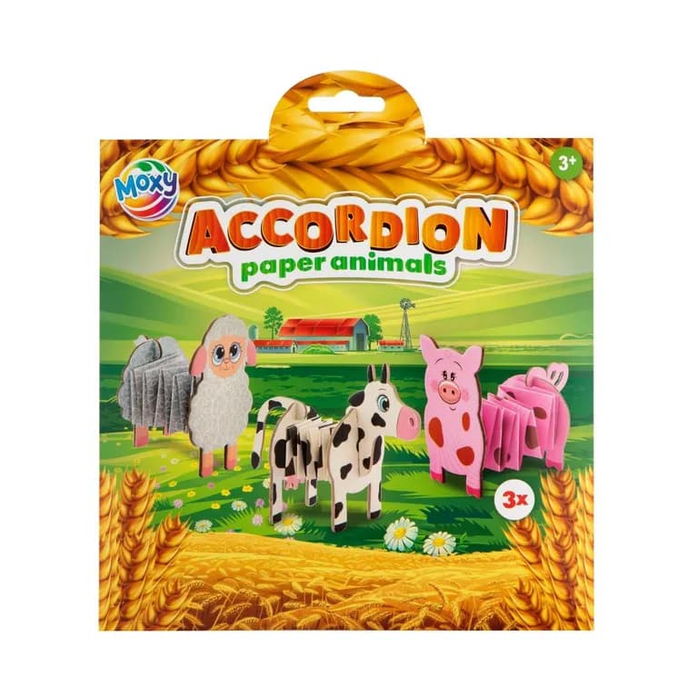 Animales de Papel Acordeon Cerdo