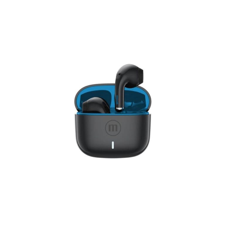 Audifonos Bluetooth ELIO 12Hrs Negro Y Azul Negro