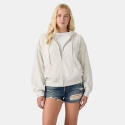 Poleron Mujer Everyday Full Zip Hoodie Gris Gris S