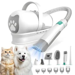 Kit de Aseo 7 en 1 Maquina Cortapelo y Aspiradora Perro Gato