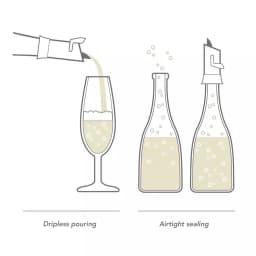 Tapon y Servidor Champagne