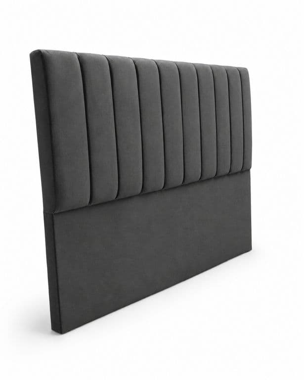 Respaldo De Cama 2 Plazas Turin Gris Grafito