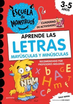 Escuela De Monstruos. Aprende Las Letras Mayusculas Y Minusculas