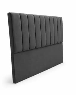 Respaldo De Cama King Size Turin Gris Oscuro