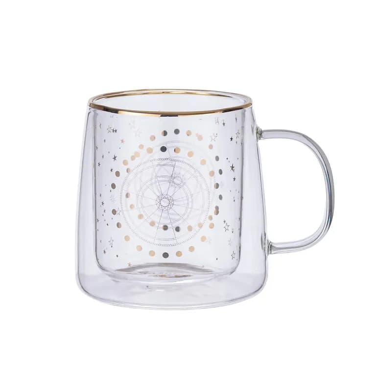 Taza Doble Vidrio Astrology 250 ml