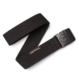CINTURON ELASTICO ELASTICADO HOMBRE MUJER CORREA STRECH CINTO DEPORTIVO AJUSTABLE ALTO 3CM Negro TALLA UNICA