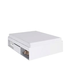 Cama Multifuncional 2 Plazas Pets Blanca Con Cajones
