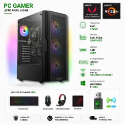 Pc Gamer Amd Ryzen 7 5700G -16GB - Vega 8 - 1TB - AX20