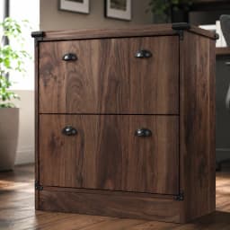 Cajonera Comoda Dark Walnut