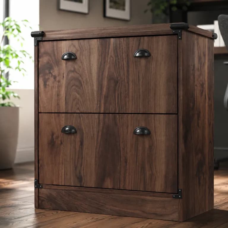 Cajonera Comoda Dark Walnut