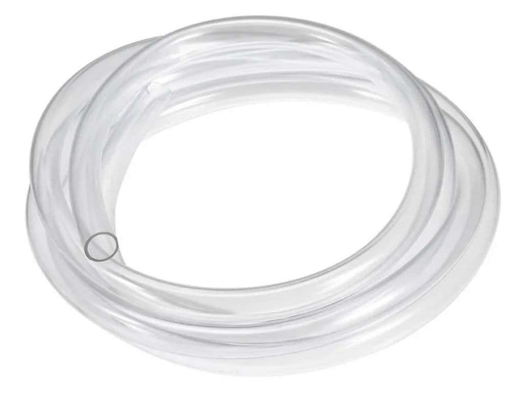 Manguera Transparente Clear 6mm 1 Metros Traslucida - Blanco