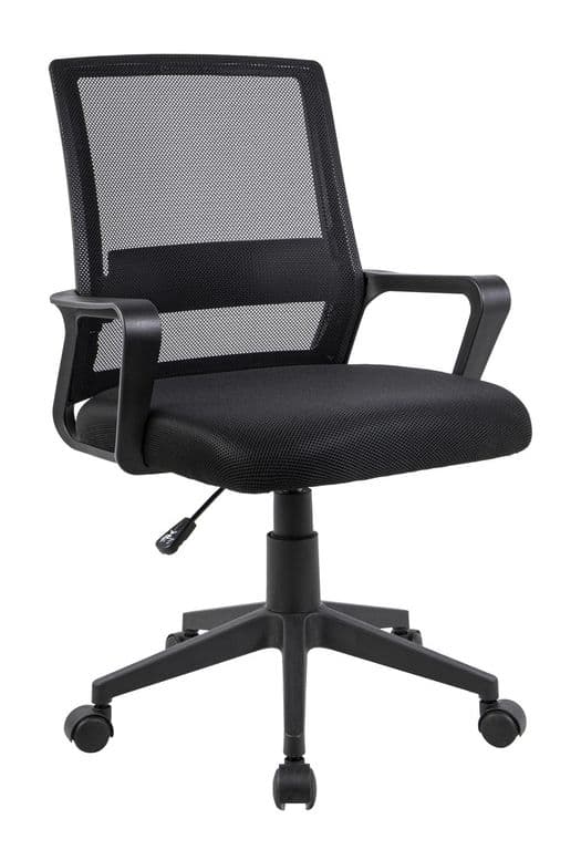 Silla de Escritorio Oficina Krone Helios Negra Negro