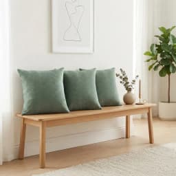 Funda Decorativa Plush Verde Texturizada Pack de 3 046 Estilo Unico