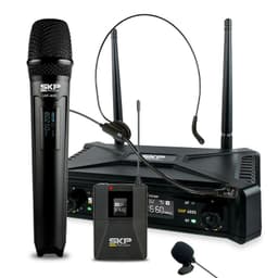 Set De Microfonos Inalambricos Vocal,Cintillo y Lavalier UHF 400D