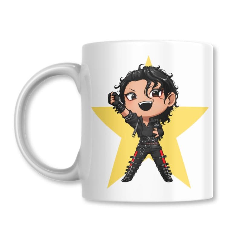 Tazon Bad Michael Jackson Taza Sublimada 325ml
