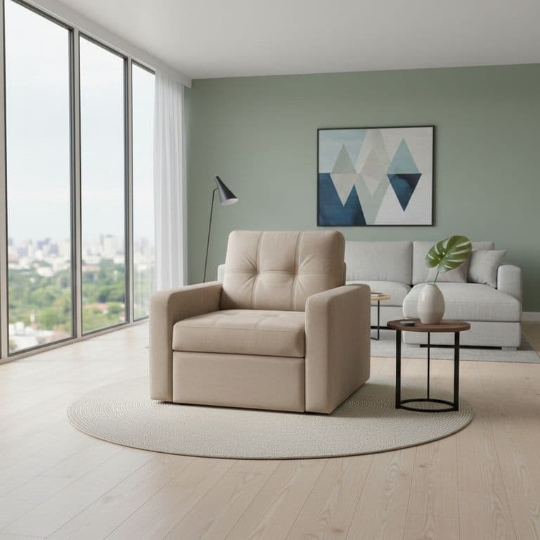 SOFA CAMA MILAN UN CUERPO FELPA BEIGE Beige