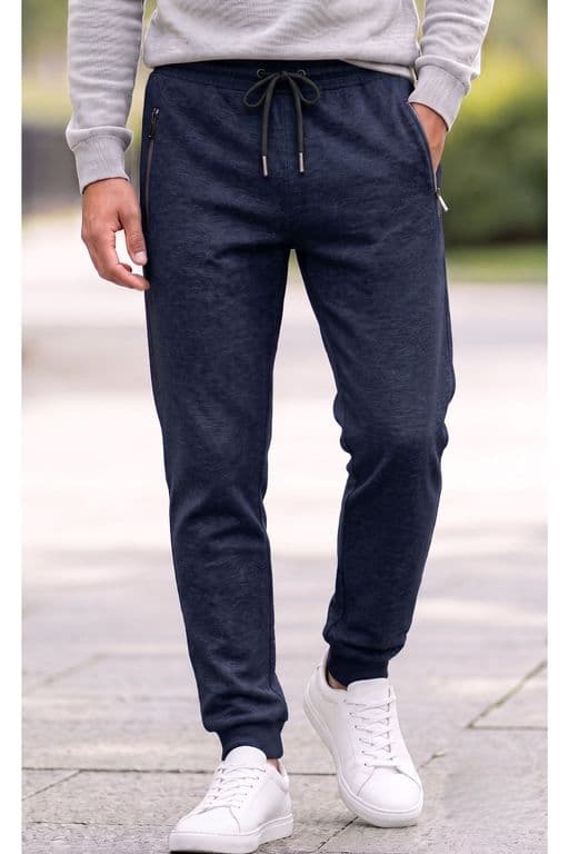 Jogger Deportivo Hombre Verano. Pantalon Buzo 189 Azul Oscuro 3XL