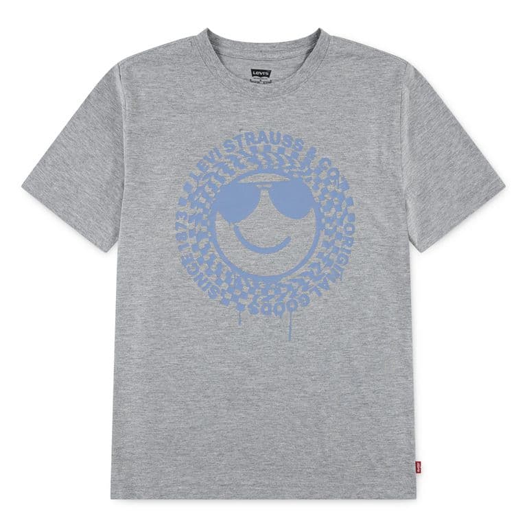 Polera Nino MC Smile Gris Gris 10