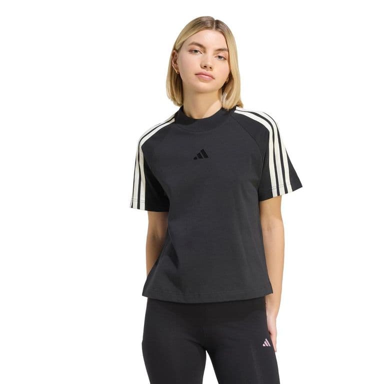 Polera Mujer 3 Tiras KIT Blanco L