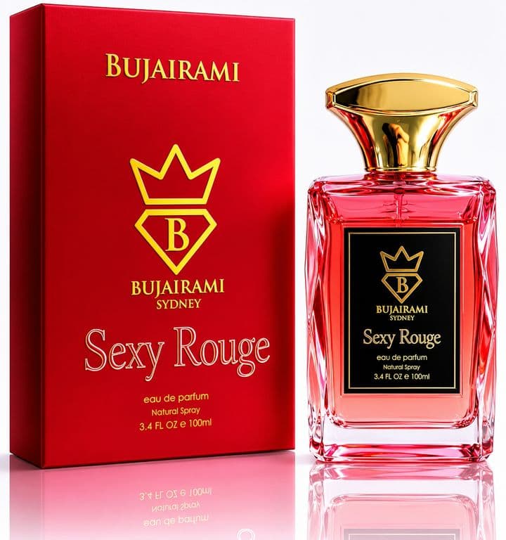 Bujairami - Sexy Rouge Perfume Mujer EDP 100 ml Premiun Australiano 100 ML